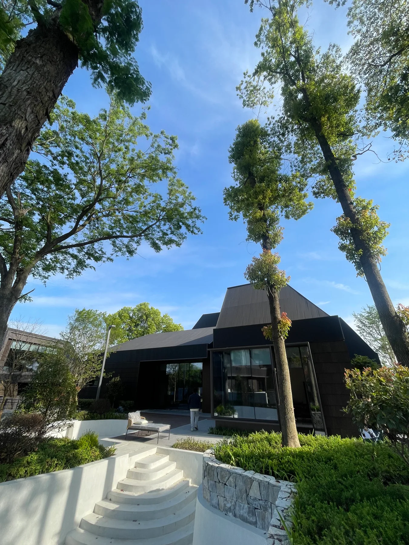 度假村户外步行路径