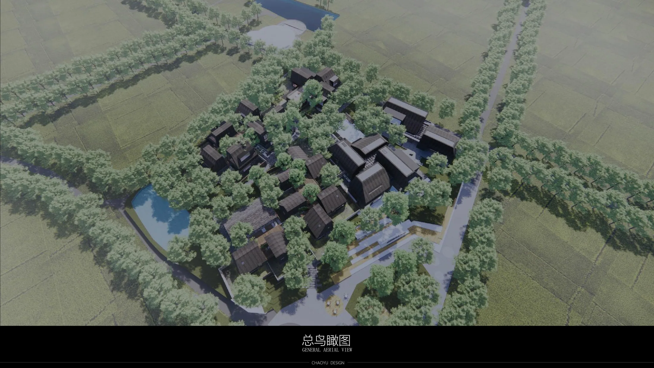 濮院星旗村度假村总鸟瞰图